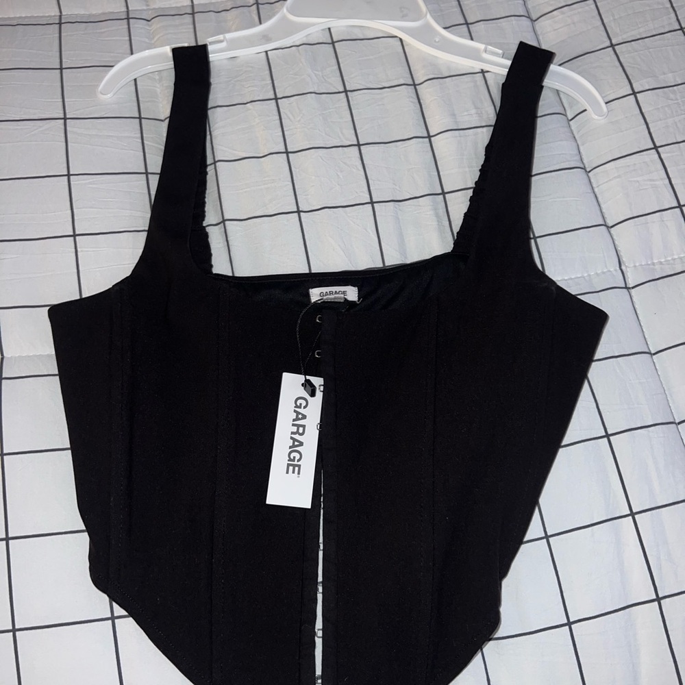 Garage Women's Black Corset Top